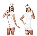 Jiuhexu Lingerie Women's Sexy Nurse Costume