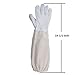 Farmunion Protective Bee Keeping Jacket Veil Suit +1 Pair Beekeeping Long Sleeve Gloves