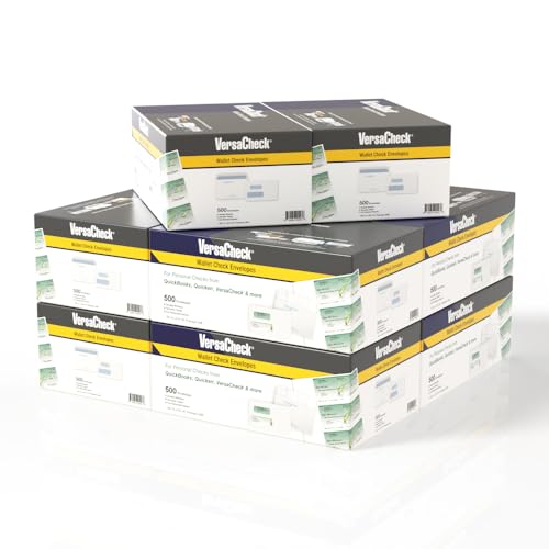 5000 VersaCheck NRP Personal Double Window Security Wallet Check Envelopes - Co…