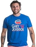 GARY JOHNSON '16 | Libertarian for US President 2016 Election Unisex T-shirt-(Adult,L)