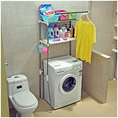LLZXBATHROOMX No Drill Bathroom Corner Shelf Shower Rack Caddy Sticky Shampoo Storage Basket with Towel Bar 1733369cm Kitchen