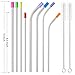YIHONG Stainless Steel Metal Straws Set of 8 Pcs Reusable Drinking Straws with 2 Cleaning Brushes Silicon Cover for 20 30oz Tumblers 3 Sizes 6mm|8mm|9.5mm 2 Lengths 8.5 Inch|10 Inch