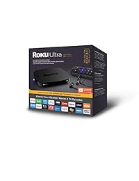 Roku Ultra HD 4K HDR reproducción en línea, reproductor de audio, video, con control de voz, localizador remoto y USBAhora incluye auriculares JBL Premium. (2018)