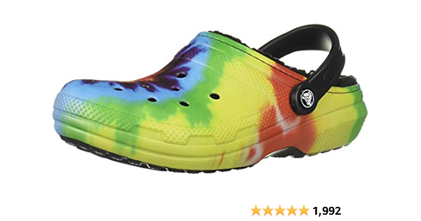 white fuzzy crocs amazon