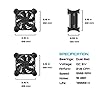 upHere-80mm-Fan-USB-Powered-Fans-Quiet-computer-cooling-5v-Fan-Compatible-for-PCXboxPlaystationTV-Box-etc-U803 upHere 80mm Fan USB Powered Fans Quiet computer cooling 5v Fan Compatible for PC/Xbox/Playstation/TV Box,etc,U803
