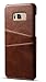 Superstart Galaxy Note 8 Cow Leather Case, Luxury Classical Soft Comfortable Slim Credit Card Slot Back Full Body Leather Wallet Case for Samsung Galaxy Note 8-Brown