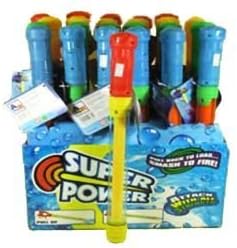4 Pack - 14" Toy Water Pump Gun Blaster Soaker Asst'd Colors