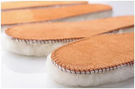 Genius Australian Sheepskin Insole, Extra Thick and Warm Wool Insole, Women Men Replacement Insole
