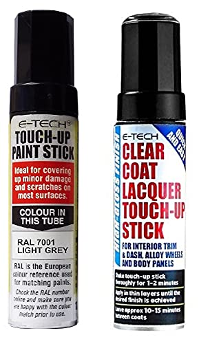 E-Tech 1 x Motorsport Black And 1 x Clear Lacquer Touch Up Stick - Etech