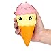 callm Squishies Slow Rising Jumbo Squishy Toys Kawaii Cute Ice Cream Squishies Cream Scented for Kids Party Toys Stress Reliever Toy (A)