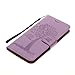 iPhone 7 Plus/iPhone 8 Plus Wallet Case,Ztongy Flip Case Owl And Tree Embossed PU leather Soft TPU Cash&ID card slot Bracket Function Protective Cover for iPhone 7 Plus/iPhone 8 Plus (Purple)