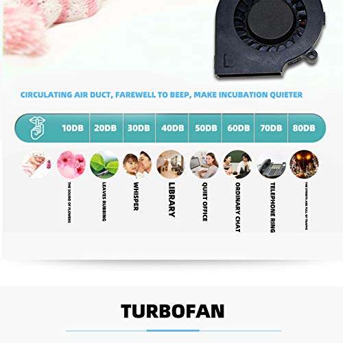Vollautomatische Inkubator, Brutmaschine, Hühner Motorbrüter mit digitaler Präzieser Temperatur- und… – Bild 5