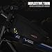 Ibera Bicycle Top Tube Phone Bag, Water-resistant Touch Screen Bike Handlebar front phone bag for iPhone XS/XS Max 8/8 Plus, Samsung Galaxy S9 Note, Cellphone Below 6.0 Inch