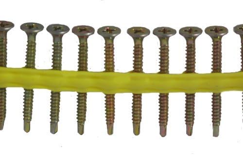 Quik Drive DWFSD158PS Drywall Screws 1 5/8-Inch Bugle Head, Fine Thread, Self-Drill Point with Gray Phosphate Coating by Quik Drive