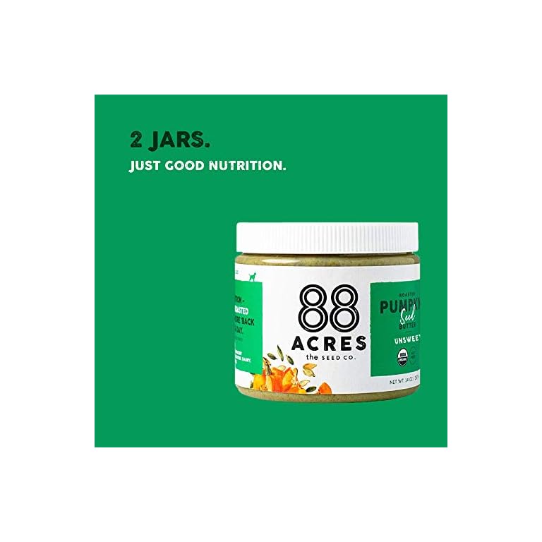 88 Acres Organic Pumpkin Seed Butter Unsweetened KetoFriendly