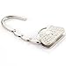 WannaBi Metal Rhinestone Designer Decor Handbag Table Hook Desk Purse Hanger Silver