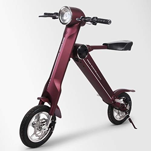 Xiuxiu 12-inch Wheels Lightweight and Aluminum Electric Folding Bike,240W Hub Motor, Bluetooth Speakers & LCD Screen
