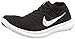 Nike Mens Free RN Motion Flyknit, BLACK/WHITE-VOLT-DARK GREY, 10 M US