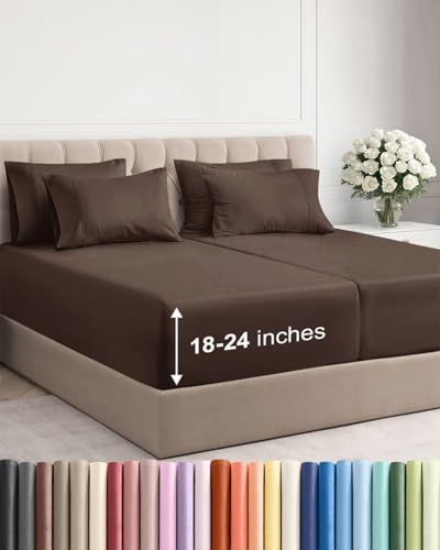 Deep Split King Sheet Set