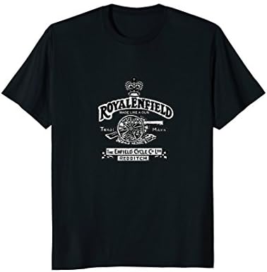 Vintage Royal Enfield Antique British Motorcycle T Shirt