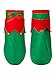 Santa Elf Costume Set Novelty Elf Shoes Elf Hat for Christmas Costume Accessories (Adult Size)