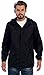 Gioberti Men's Waterproof Rain Jacket, Black, M