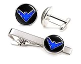 Nightwing Tie Clip Tack, Night Wing Cufflinks, Batman Jewelry, Batman Cuff Links Link, Justice League Suicide Squad Avengers