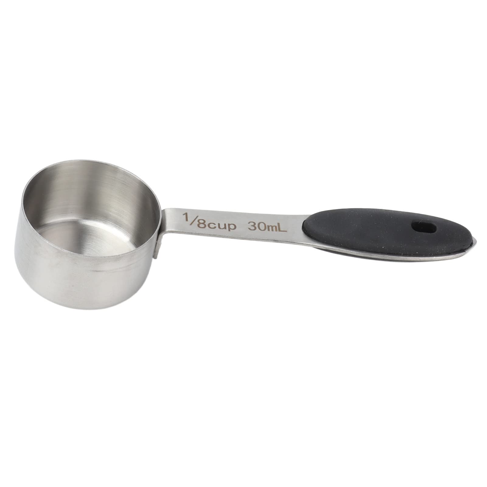 Lybunair 30ml Coffee MeasucircleScoop 1/8 Cup Stainless Steel Tablespoon Large hatacity with Comfortable Hand for Kitchen