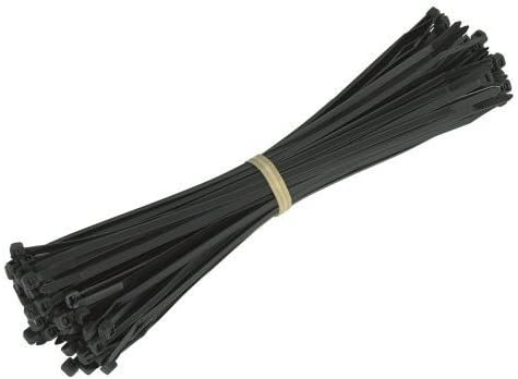 Cable Ties 4.8 X 300mm Manufactured From Heat Resistant Nylon 66 Suitable For Workshop, Garden And Home Applications