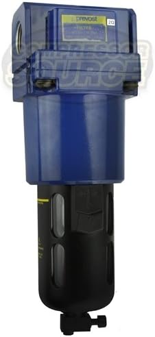 Prevost1" Compressed Air In Line Moisture Water Filter Trap High CFM TF205 229 SCFM