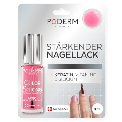 Nagelhärter Lack - Gloss Shine | Repariert und Stärkt durch Semipermanenten Nagellack Geschädigte und Geschwächte Nägel | Biotin und Keratin | Entwickelt von einem Podologen in der Schweiz