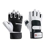DIBEAR Workout Gloves for Women and Men, Suitable for Gym, Outdoor Sports, Mountain Climbing, Cycling, Training Gloves with Wrist Support,Microfiber Composition,