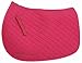 TuffRider Basic Pony Saddle Pad – Diamond Quilted, Flannel Lined, Breathable Schooling Pad for Horses - Hot Pink