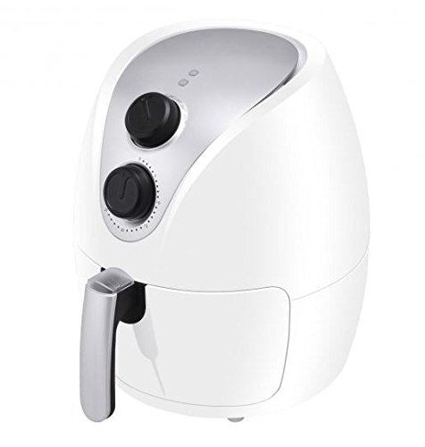 K&A Company Air 1500w Electric Fryer Cooker Rapid Circulation System White