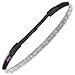 Hipsy Women's Headband Adjustable Glitter 5pk Purple, Silver, Seafoam, Gunmetal, Pink