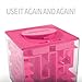 LIGHTTHEBO Money Maze Puzzle Box Gift Money Puzzle, Funny and Cool Brain Teasers for Kids - Safe for Boys, Girls, Teens(Pink)