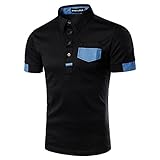 What Lees Mens Urban Casual Basic Short Sleeve Golf Polo Shirts