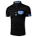 What Lees Mens Urban Casual Basic Short Sleeve Golf Polo Shirts