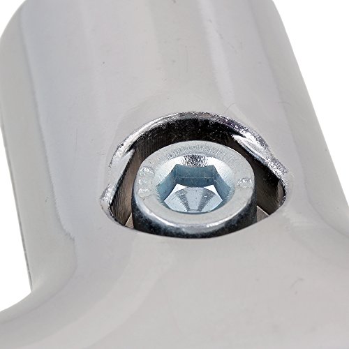 Silver Tee Connector Pipe Fitting Connector for 25mm Pipe Shelf Storage Rack - Thumbnail 4