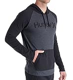 Hurley Mens One & Only Raglan Jersey Hoodie