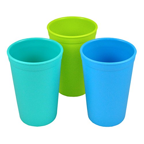 RePlay 3pk 10oz. Drinking Cups Made in USA from Eco Friendly