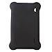 Silicone Rubber Case Cover for 7'' 7 inch Android Capacitive Table PC PDA #01 Black