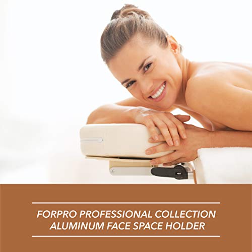 ForPro Aluminum Face Space Holder, Lightweight, Adjustable Headrest Cradle for Massage Tables - 17.6 Ounces - Image 4