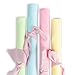 RUSPEPA Kraft Wrapping Paper Set- 4 Roll (Mint,Blue,Pink,Yellow) for for Wedding,Birthday, Shower, Congrats, and Holiday Gifts - 30Inch X 10Feet Per Roll