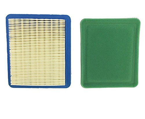 Air Filter and Pre-Filter Replaces Briggs & Stratton 491588 491588S Air Filter 491435 491435S Pre-Filter.