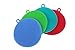 Blue Ridge Kitchenware | Silicone Rubber Dish Sponge | Multi-Purpose Antibacterial Scrubber | Heat Resistant | Ultra Soft, Durable Bristles | Multi Color | Easy to Clean & Dishwasher Safe | 4 Pack