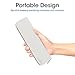 TechMatte Premium Leather Carrying Case Compatible with Apple Pencil 1st and 2nd Generation-White