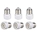 Onite E26 E27 Edison Screw to GU10 Bayonet Base Adapter Lamp Socket (6-Pack)