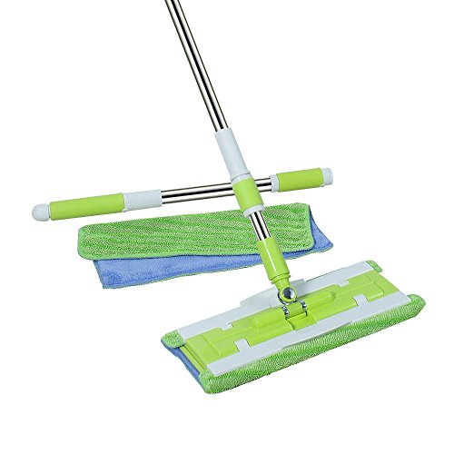 image for Senmo Microfiber Flat Mop, Floor Mop Flat for Hardwood, Laminate and T