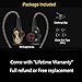 EYEKOP E8 Wired in Ear Earphones, [Newest 2019] Dual Dynamic Drivers Earbuds Provide Stereo Deep Bass & Crystal Clear Sound, with Mic & Volume Control (Black)